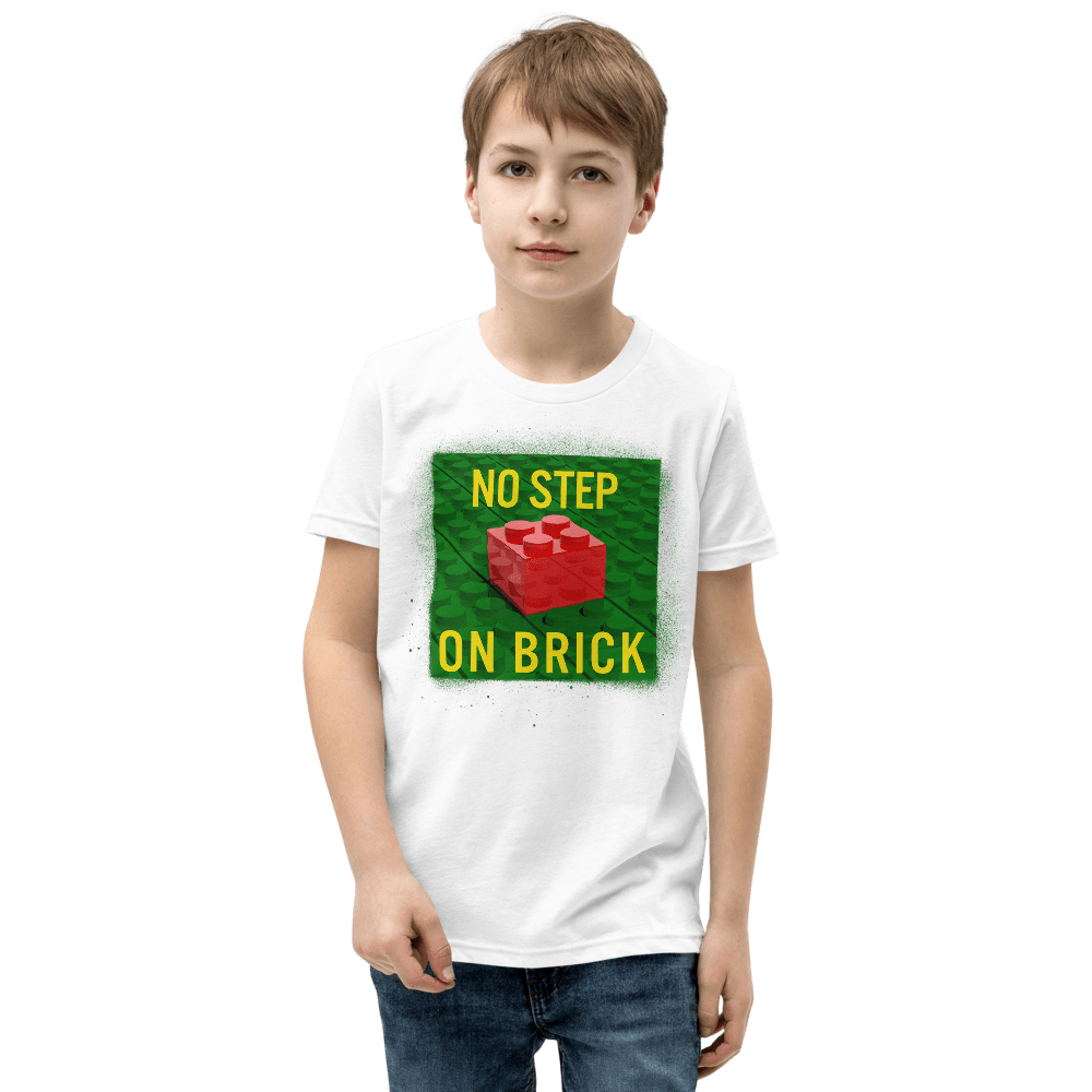 No Step on Brick (Don't Tread) Youth Short Sleeve T-Shirt - Proud Libertarian - Proud Libertarian