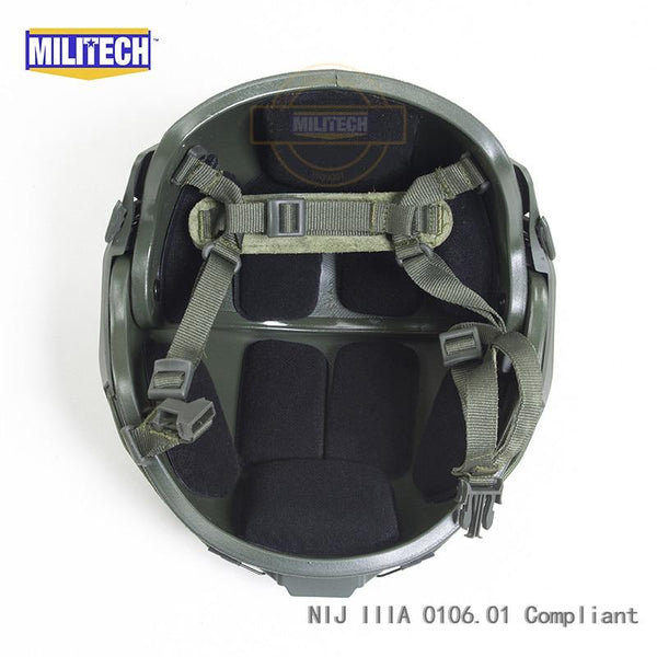 M/LG NIJ IIIA Air Frame Bulletproof Helmet Ballistic | Advanced Combat Helmet Rail System by Atomic Defense - Proud Libertarian - Atomic Defense