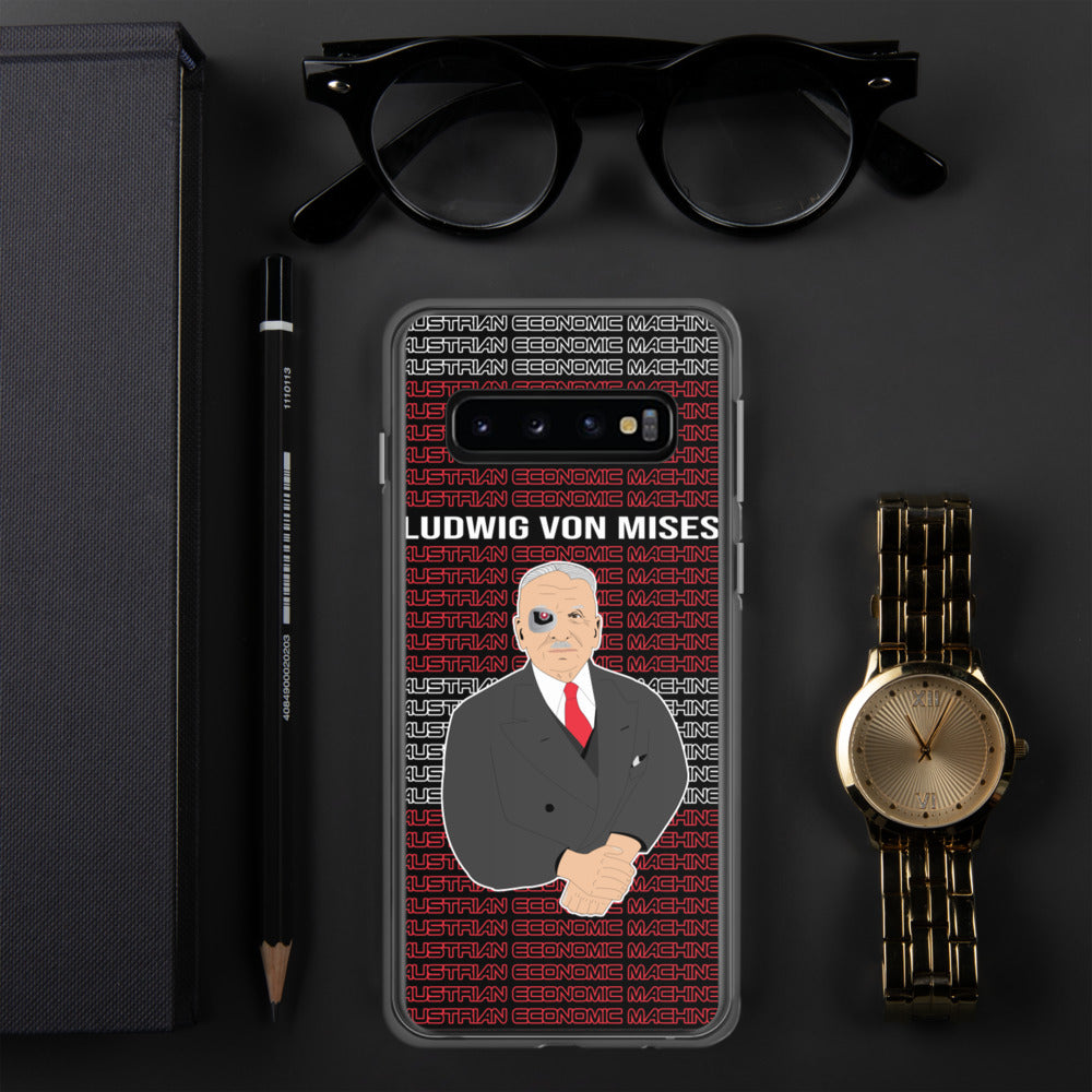 Ludwig von Mises - Austrian Economics Machine Samsung Case - Proud Libertarian - Hunter Wynn Designs