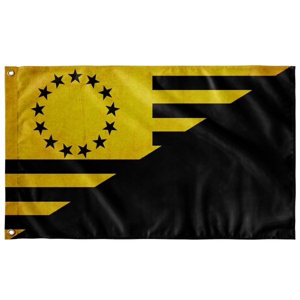 Ancap 13Star Single Sided Wall Flag - 36"x60" - Proud Libertarian - Proud Libertarian
