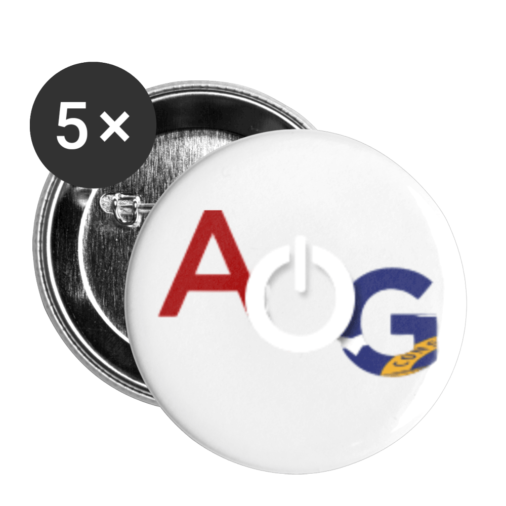 AOG Buttons large 2.2'' (5-pack) - Proud Libertarian - All on Georgia
