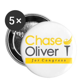 Chase Oliver for Congress Buttons large 2.2'' (5-pack) - Proud Libertarian