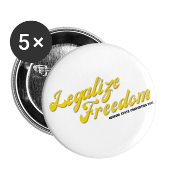 Legalize Freedom LPGA Buttons large 2.2'' (5-pack) - Proud Libertarian - Libertarian Party of Georgia