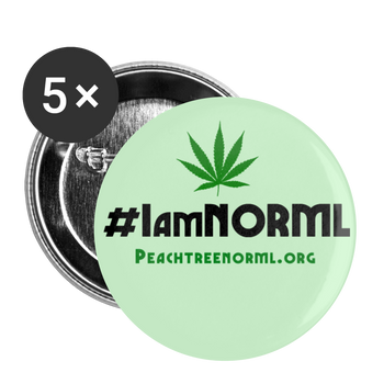 #IAmNORML Buttons large 2.2'' (5-pack) - Proud Libertarian - Peachtree NORML