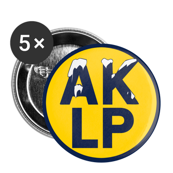 Alaska LP Buttons large 2.2'' (5-pack) - Proud Libertarian - Alaska Libertarian Party
