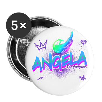 Angela For Congress Buttons large 2.2'' (5-pack) - Proud Libertarian - Angela Pence