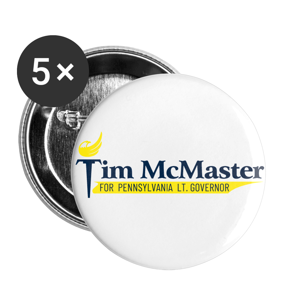 Tim McMaster for Lieutenant Governor Buttons large 2.2'' (5-pack) - Proud Libertarian - Tim McMaster for Pennsylvania