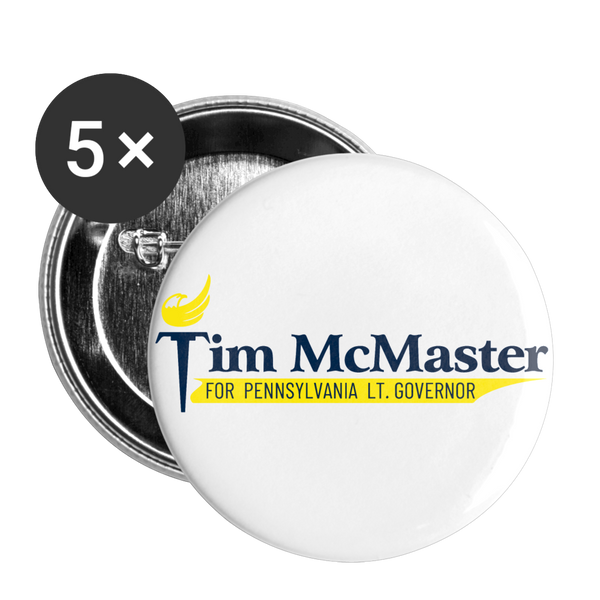 Tim McMaster for Lieutenant Governor Buttons small 1'' (5-pack) - Proud Libertarian - Tim McMaster for Pennsylvania