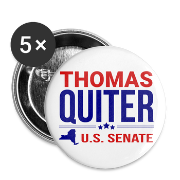 Quiter for US Senate Buttons large 2.2'' (5-pack) - Proud Libertarian - Thomas Quiter Campaign