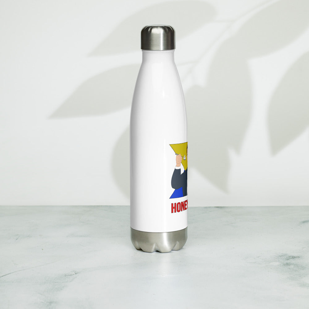 Honey I Shrunk the Fed Stainless Steel Water Bottle - Proud Libertarian - Hunter Wynn Designs