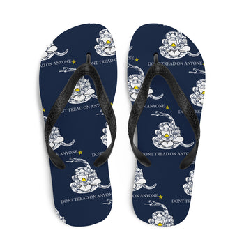 Don't Tread on Anyone Mississippi Liberty Flag Flip-Flops - Proud Libertarian - Proud Libertarian
