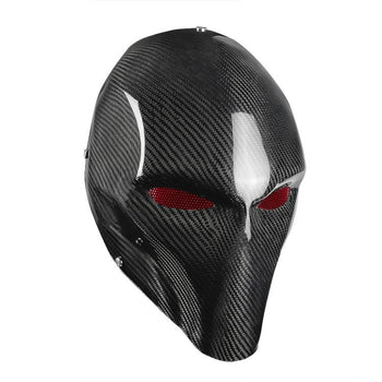 Supervillain Carbon Fiber Mask [Limited Edition] by Simply Carbon Fiber - Proud Libertarian - Simply Carbon Fiber