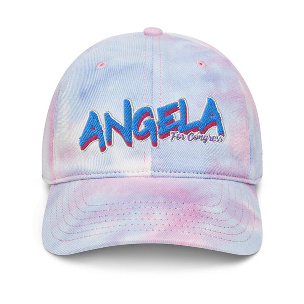 Angela for Congress Tie dye hat - Proud Libertarian - Angela Pence