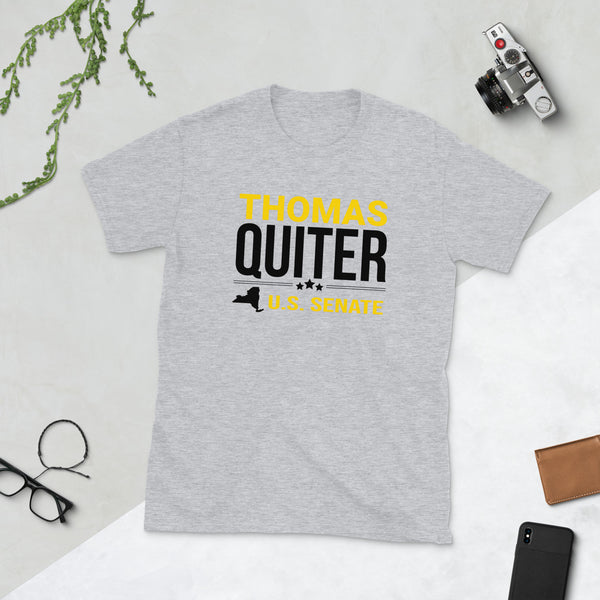 Thomas Quiter for US Senate Short-Sleeve Unisex T-Shirt - Proud Libertarian - Thomas Quiter Campaign
