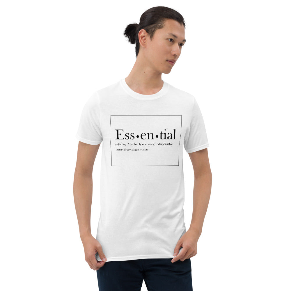 Essential (Ess-en-tial) Definition Short-Sleeve Unisex T-Shirt - Proud Libertarian - Expressman