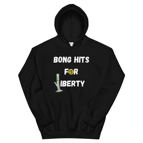 Bong Hits for Liberty Alaska LP Unisex Hoodie - Proud Libertarian - Alaska Libertarian Party