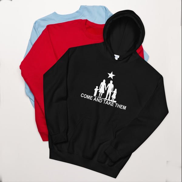Come and Take Them Anti-War Unisex Hoodie - Proud Libertarian - AnarchoChristian