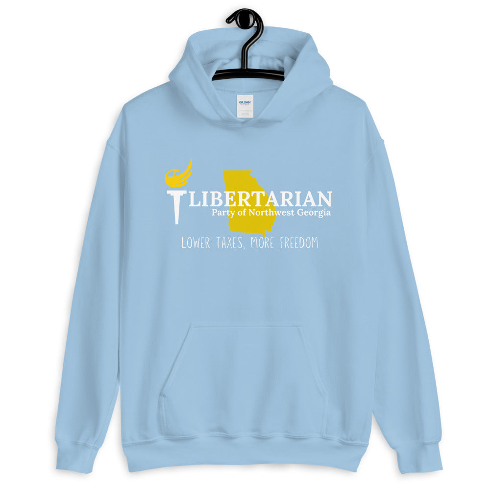 Libertarian Party of Northwest Georgia Unisex Hoodie - Proud Libertarian - Libertarian Party of Georgia