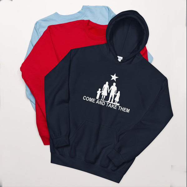 Come and Take Them Anti-War Unisex Hoodie - Proud Libertarian - AnarchoChristian