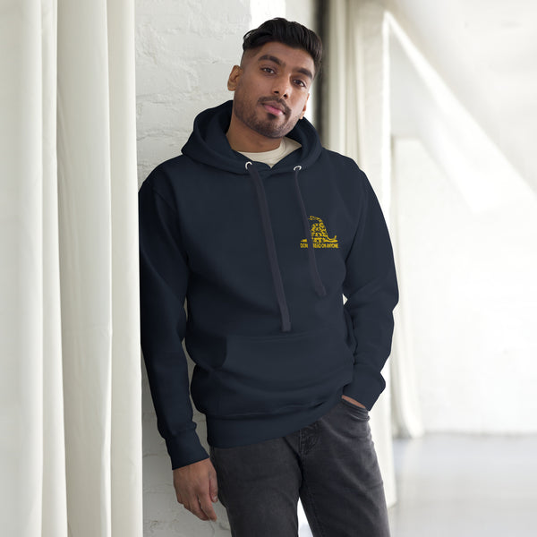 Don't Tread on Anyone Embroidered Unisex Hoodie - Proud Libertarian - Proud Libertarian