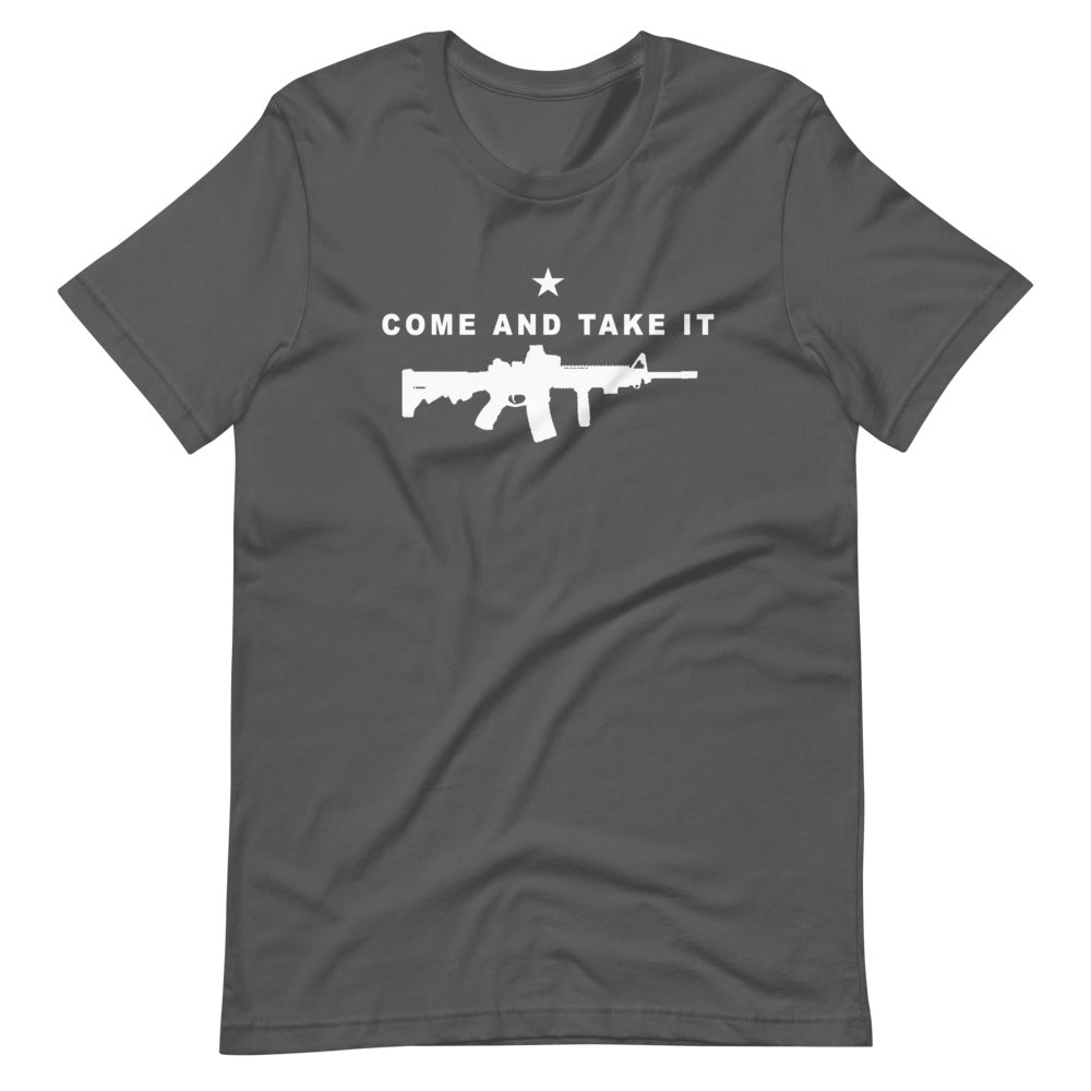 Come and Take it AR Short-Sleeve Unisex T-Shirt - Proud Libertarian - Libertarian Frontier