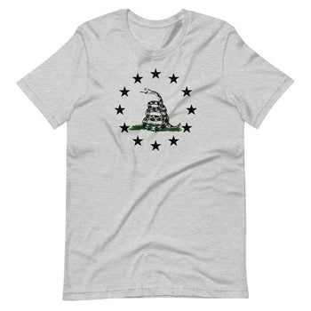 1776 Gadsden Short-Sleeve Unisex T-Shirt - Proud Libertarian - Libertarian Frontier