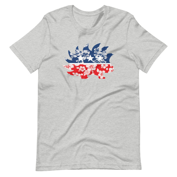 Hawaiian Porcupine Short-Sleeve Unisex T-Shirt - Proud Libertarian - Libertarian Frontier