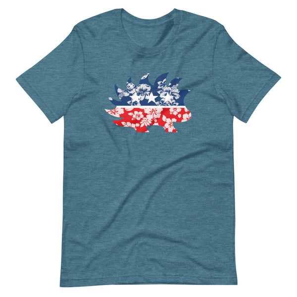 Hawaiian Porcupine Short-Sleeve Unisex T-Shirt - Proud Libertarian - Libertarian Frontier