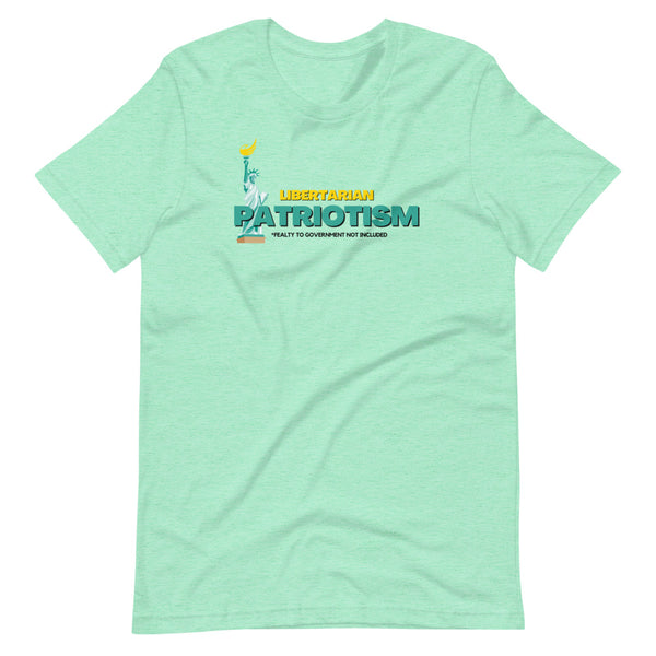 Libertarian Patriotism Alaska LP Short-Sleeve Unisex T-Shirt - Proud Libertarian - Alaska Libertarian Party