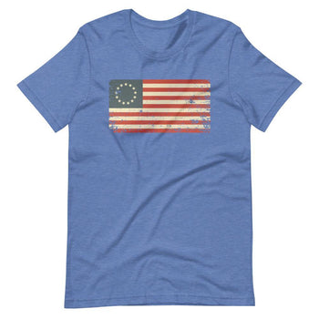 1776 Flag Short-Sleeve Unisex T-Shirt - Proud Libertarian - Libertarian Frontier