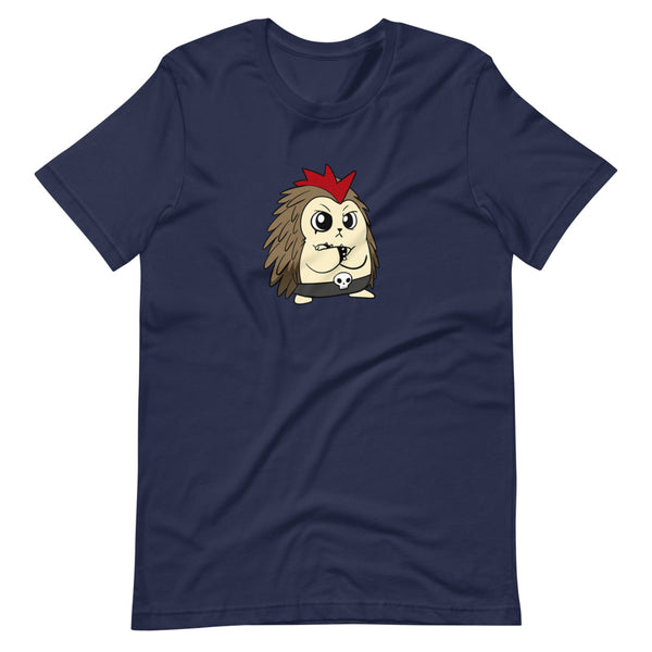 Angry Libertarian Cartoon Porcupine Short Sleeve Unisex T-Shirt - Proud Libertarian - Cartoons of Liberty