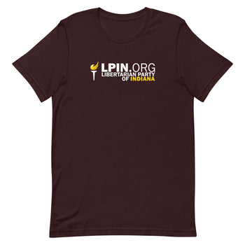 Libertarian Party of Indiana Short-Sleeve Unisex T-Shirt - Proud Libertarian - Libertarian Party of Indiana