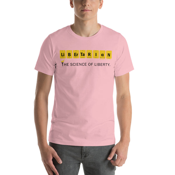 Libertarian - The Science of Liberty Short-Sleeve Unisex T-Shirt - Proud Libertarian - Pirate Smile