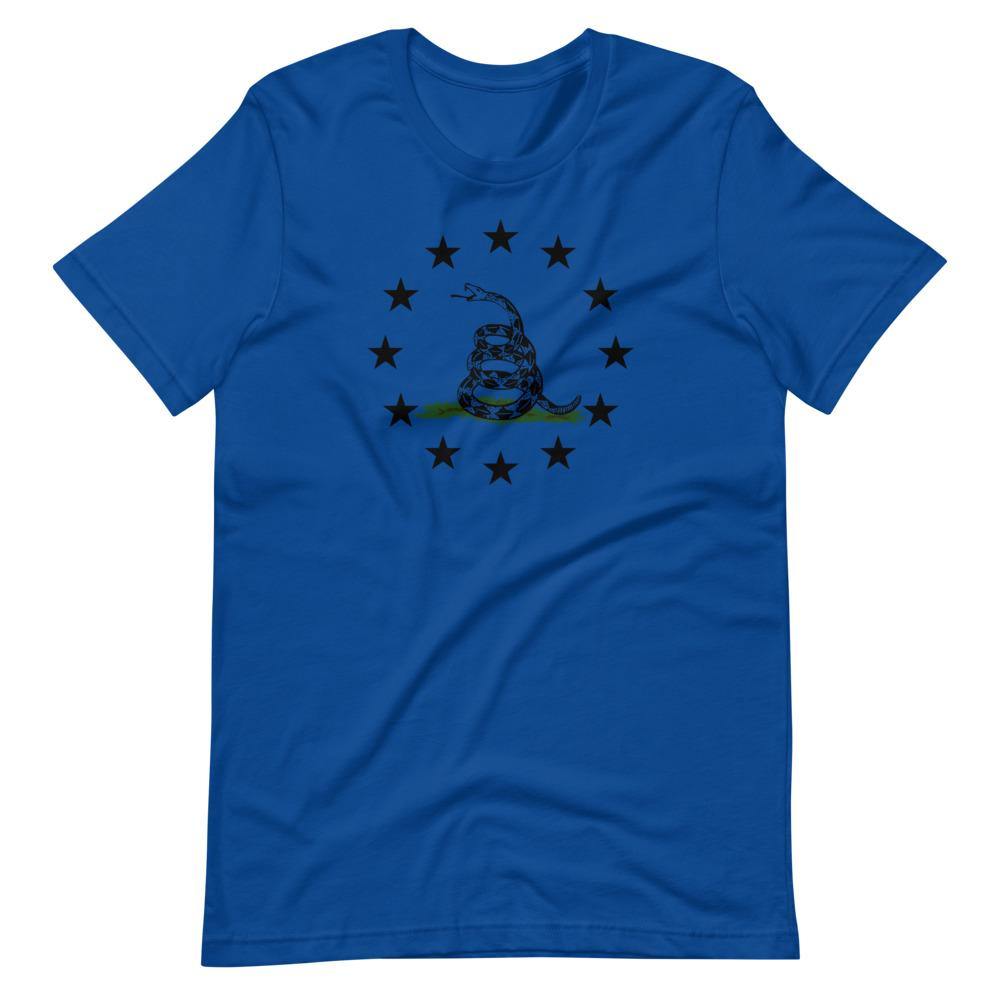 1776 Gadsden Short-Sleeve Unisex T-Shirt - Proud Libertarian - Libertarian Frontier