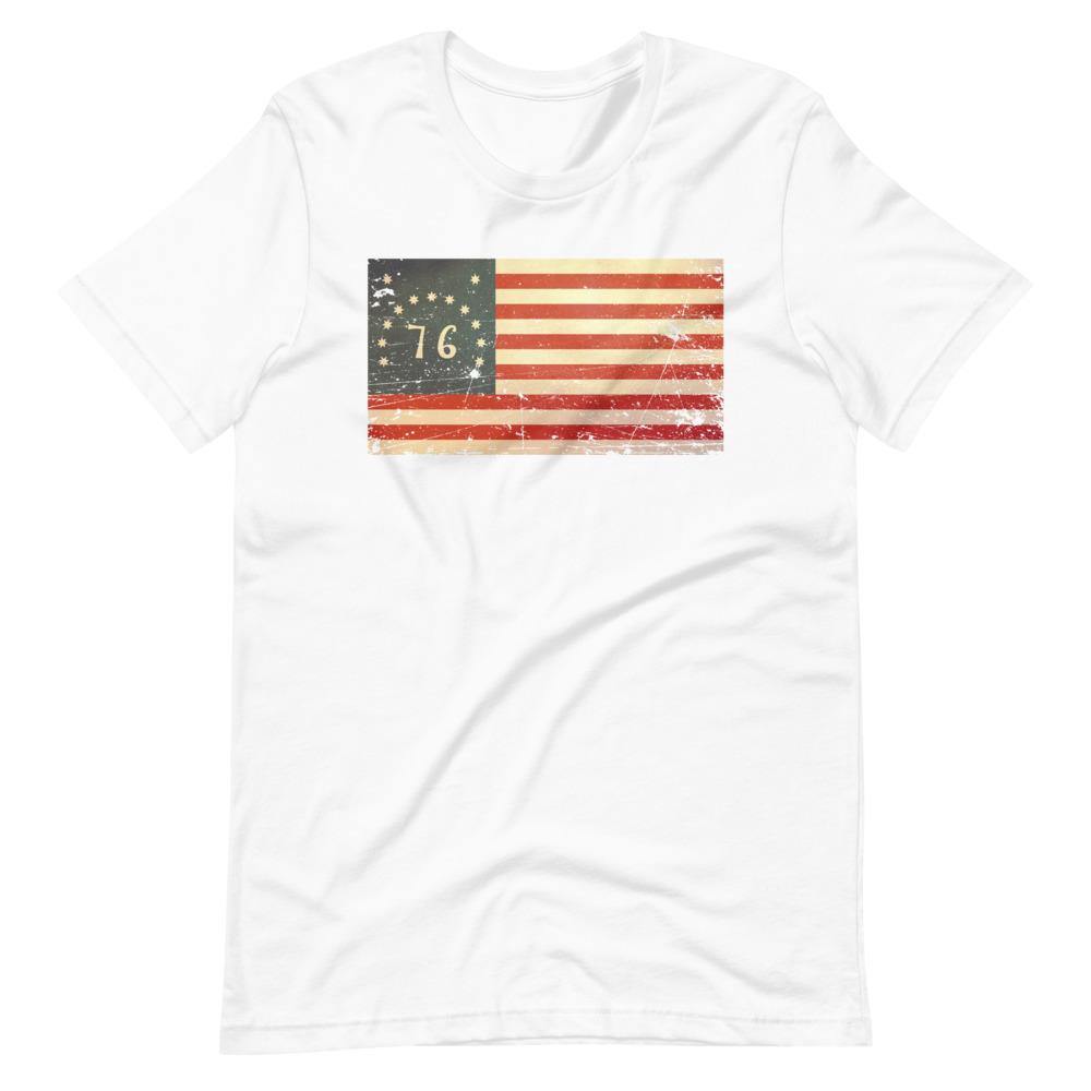 Bennington Vintage Short-Sleeve Unisex T-Shirt - Proud Libertarian - Libertarian Frontier