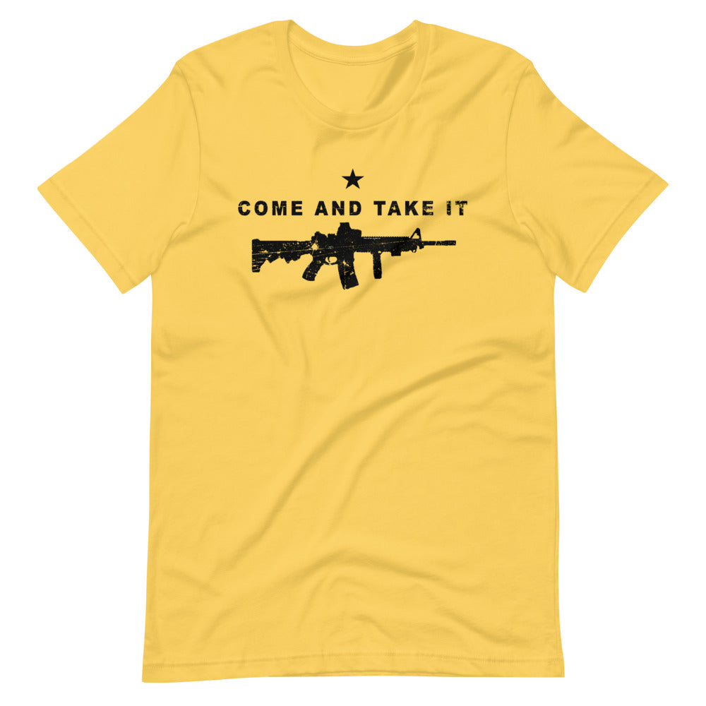 Come and Take it Short-Sleeve Unisex T-Shirt - Proud Libertarian - Libertarian Frontier