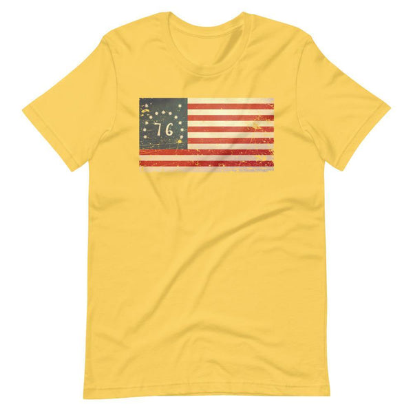 Bennington Vintage Short-Sleeve Unisex T-Shirt - Proud Libertarian - Libertarian Frontier