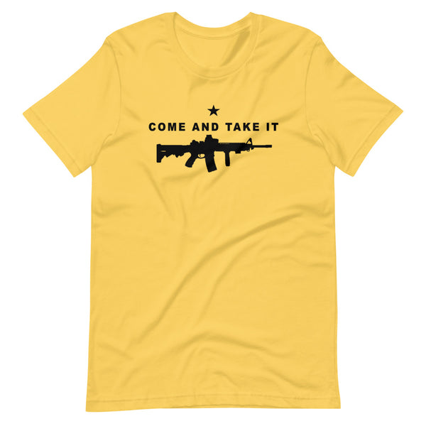 Come and Take it AR Short-Sleeve Unisex T-Shirt - Proud Libertarian - Libertarian Frontier