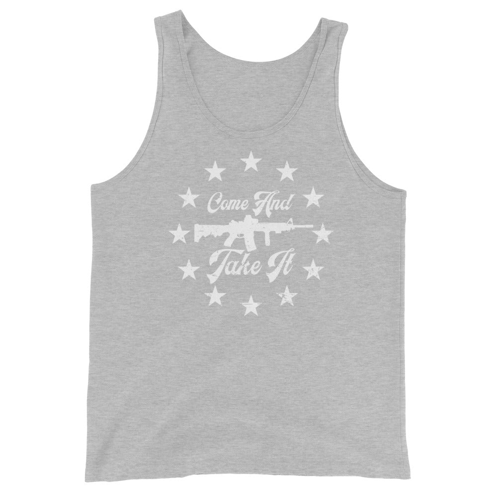 Come and Take it AR-15 Unisex Tank Top - Proud Libertarian - Libertarian Frontier