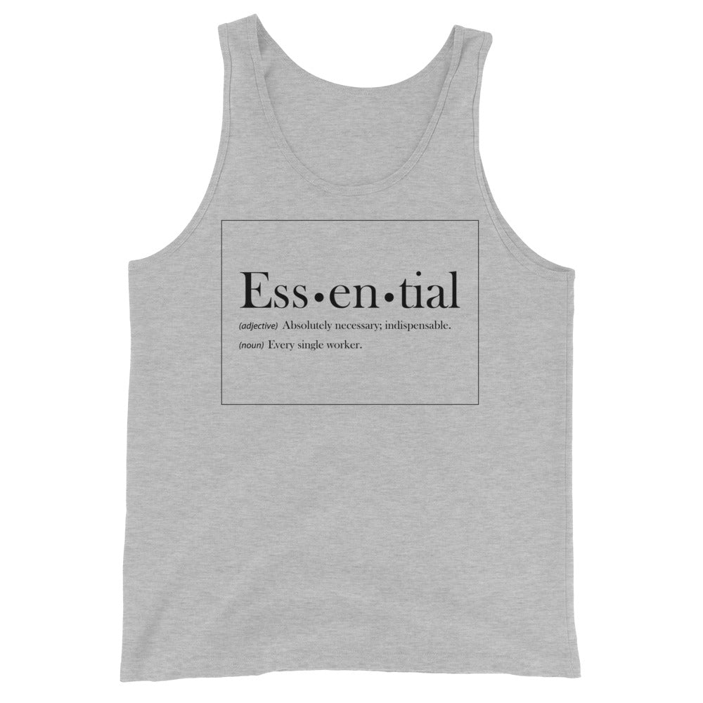 Essential (Ess-en-tial) Definition Unisex Tank Top - Proud Libertarian - Expressman