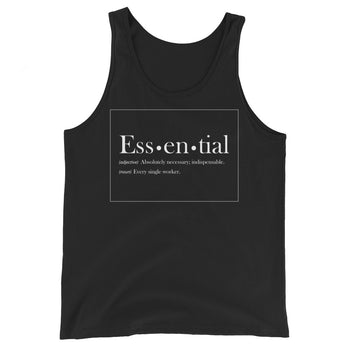 Essential (Ess-en-tial) Definition Unisex Tank Top - Proud Libertarian - Expressman