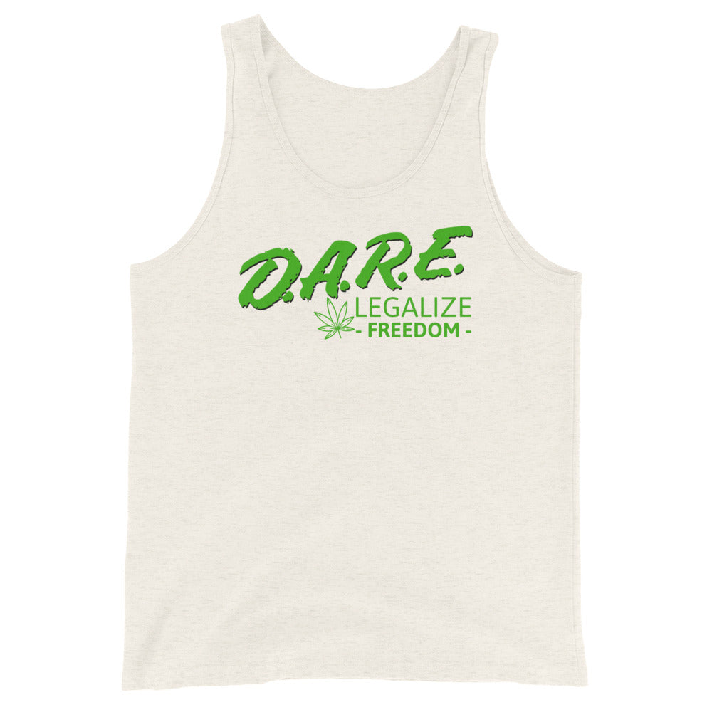 D.A.R.E to Legalize Freedom Unisex Tank Top - Proud Libertarian - Proud Libertarian