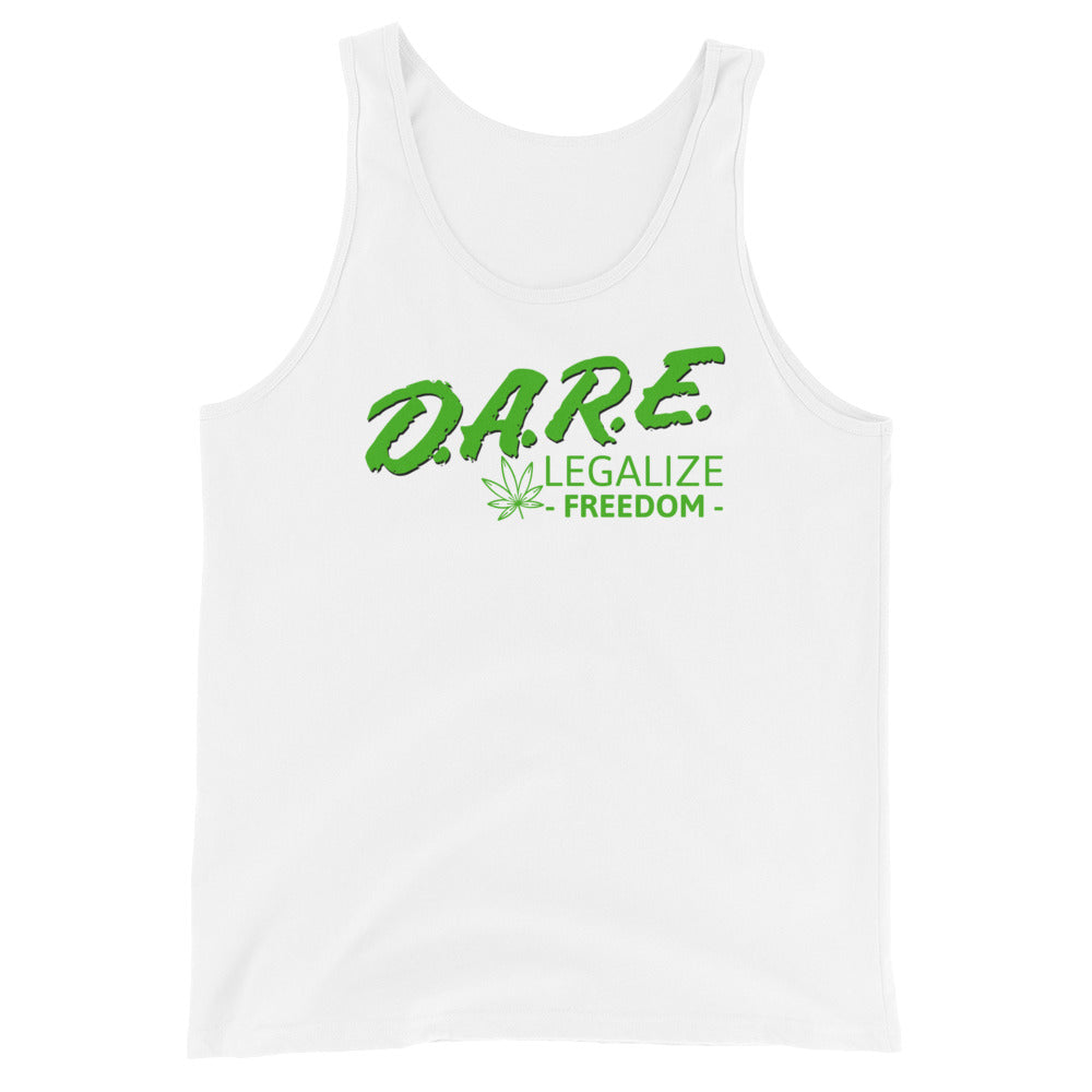 D.A.R.E to Legalize Freedom Unisex Tank Top - Proud Libertarian - Proud Libertarian