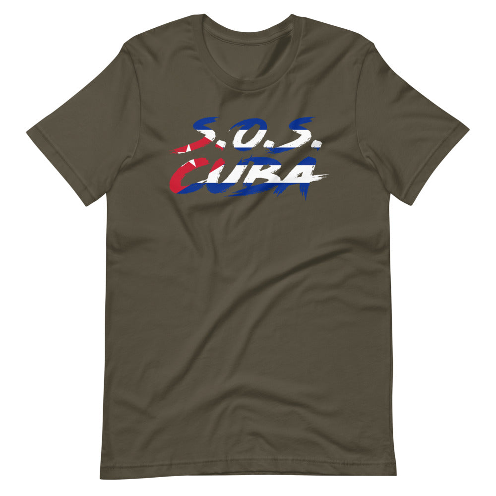 S.O.S Cuba Short-Sleeve Unisex T-Shirt - Proud Libertarian - Libertarian Frontier
