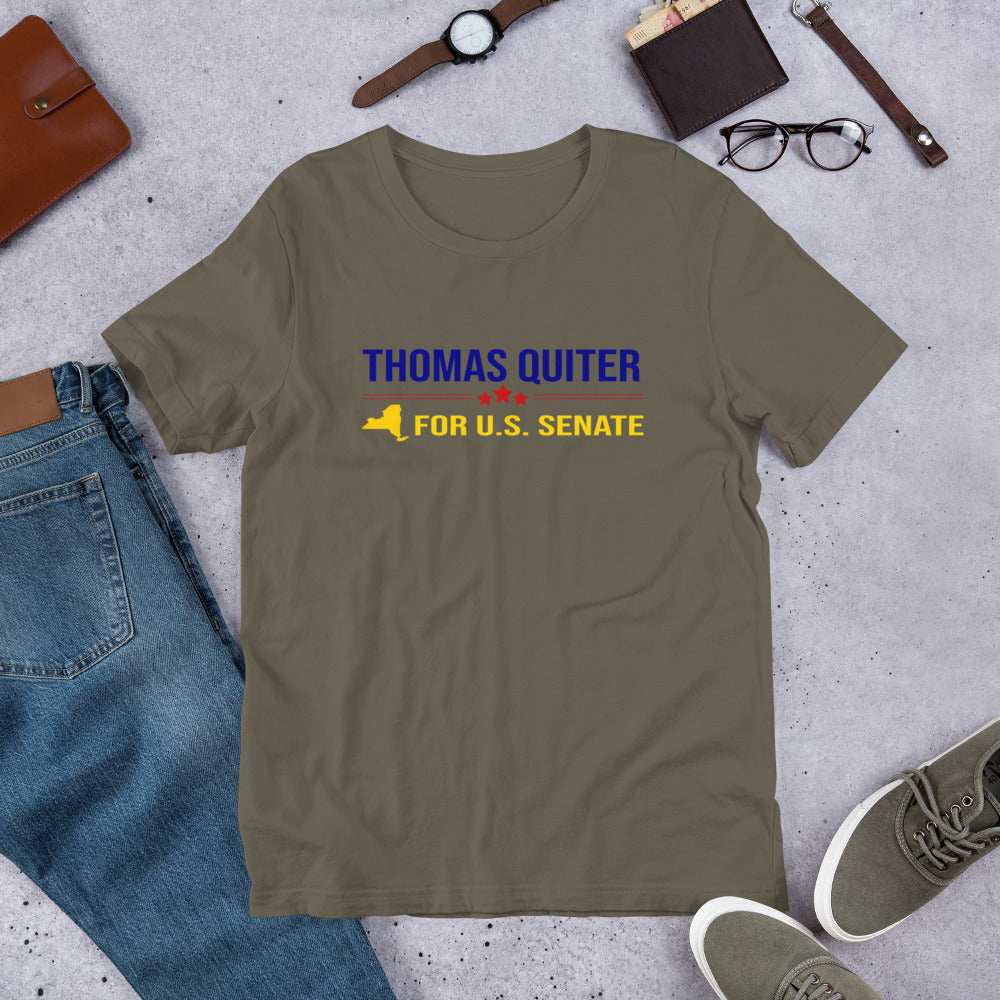 Tom Quiter for US Senate Unisex t-shirt - Proud Libertarian - Thomas Quiter Campaign