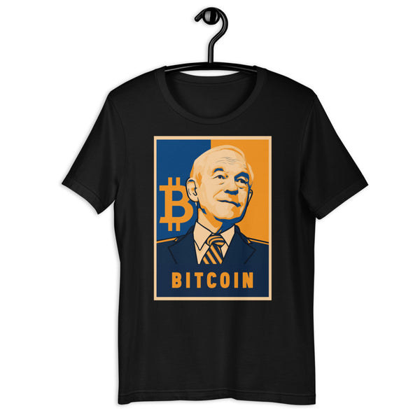 Ron Paul - Bitcoin Short-Sleeve Unisex T-Shirt - Proud Libertarian - Libertarian Frontier