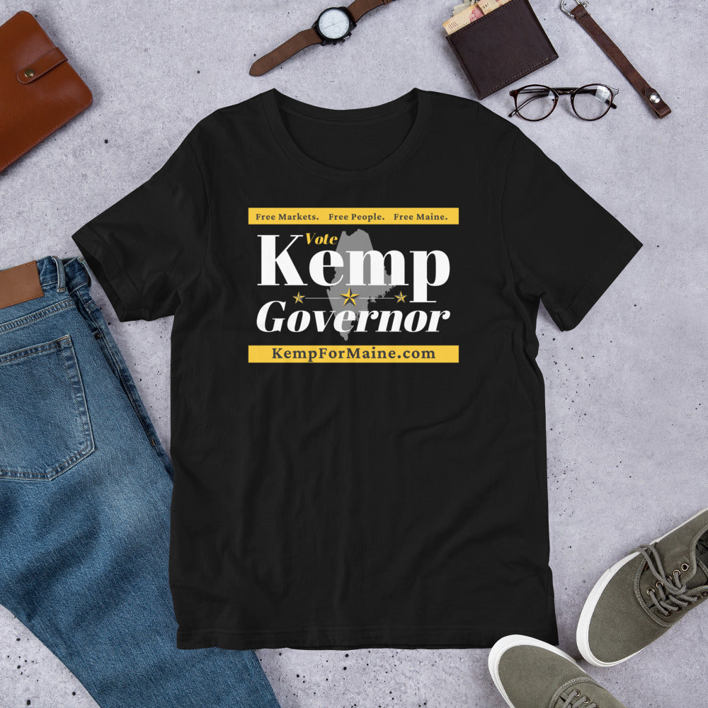 Kemp for Maine T-Shirt - Proud Libertarian - Kemp for Maine