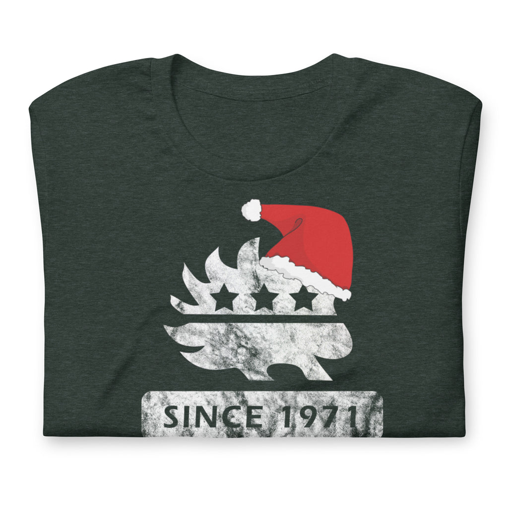 Merry Christmas Libertarian Porcupine - Liberty Unisex t-shirt - Proud Libertarian - Proud Libertarian