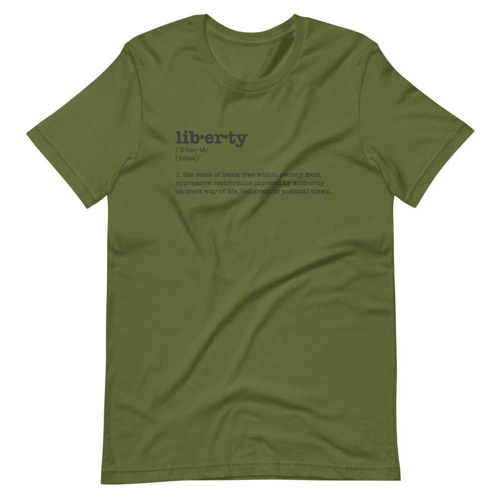 liberty defined unisex t-shirt - Proud Libertarian - Proud Libertarian