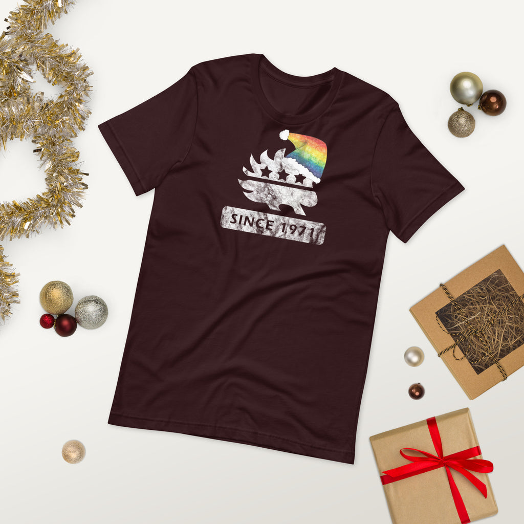 Merry Christmas LGBTQ Porcupine - LGBTQ Liberty Unisex t-shirt - Proud Libertarian - Proud Libertarian